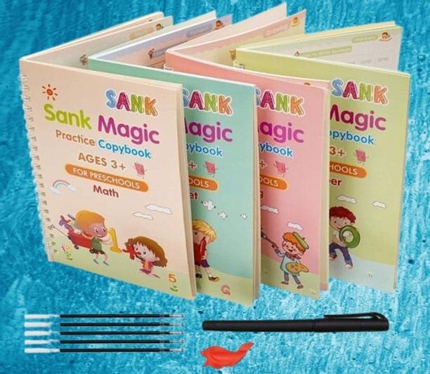 Sank Magic Books For Kids With Pen, 10 Refills & 4 Practice Sets (SB1)