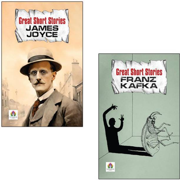 James Joyce + Franz Kafka Great Short Stories | Best Life | Feel Good | Learning | Growth | Short Stories (Set Of 2 Books)