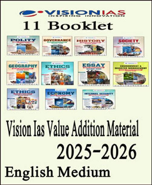 Vision IAS Value Addition Material For UPSC - 2025-2026 (English Medium)