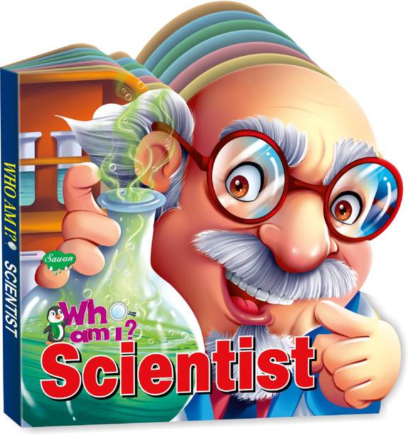 Sawan Presents 'Who Am I' Scientist | Die-Cut Shape Board-Book