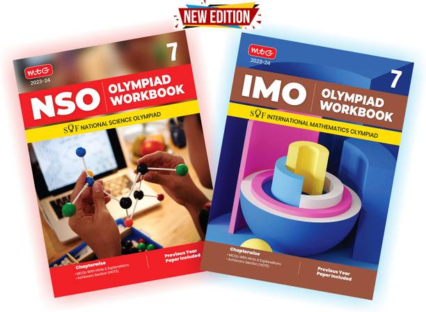 Class 7: Olympiad Workbook Combo For NSO-IMO (Set Of 2 Books) New Edition (2023-24 )