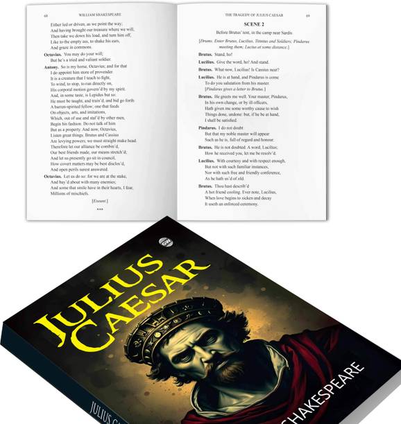 Julius Caesar (Paperback) :- Political Intrigue In Rome, Story Of Ambition And Downfall, Dramatic World Classic, English Literature Treasure, Historic Stage Play