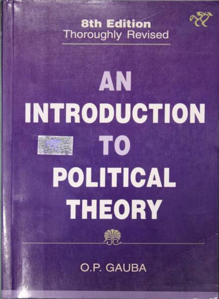 An Introduction To Political Theory National Paperbacks