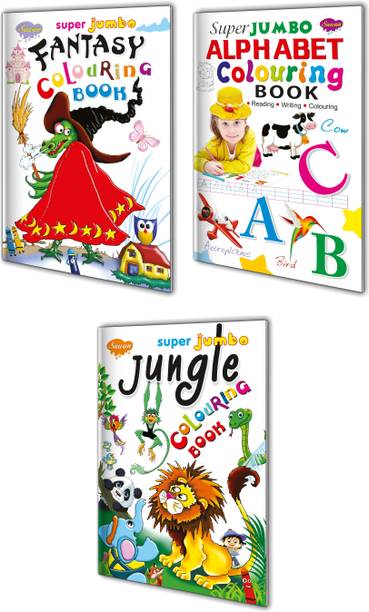 My Big Book Series | Pack Of 3 Books | Super Jumbo Combo For Collecters And Library Colouring Books