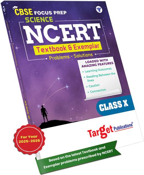 CBSE Class 10 ScienceNCERT Textbook & Exemplar | Class X Science Book With Problems & Solutions For Exam | Include Chapterwise & Subtopicwise Segregation Of Questions & Quick Revision Before Exam