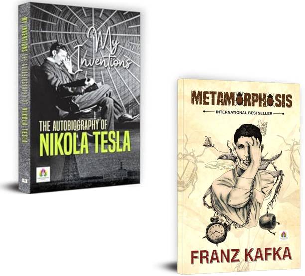 My Inventions : The Autobiography Of Nikola Tesla+ Metamorphosis |Two Timeless Tales – One Sparks Innovation, The Other Challenges Reality | Nikola Tesla Autobiography| Franz Kafka Metamorphosis| Existential Literature| Science And Philosophy Books| Invention Life Story| Psychological Fiction| Modern Classics Duo| Tesla And Kafka Books| Mind-Bending Novels| Transformation Stories (Set Of 2 Books)