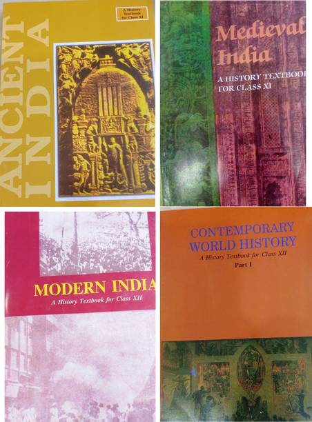 Old Ncert Combo Set..ancient English, Medieval English,modern India, Contemporary World History Class 11 Th And 12th ( Upsc ,ias, Bpsc, Pcs