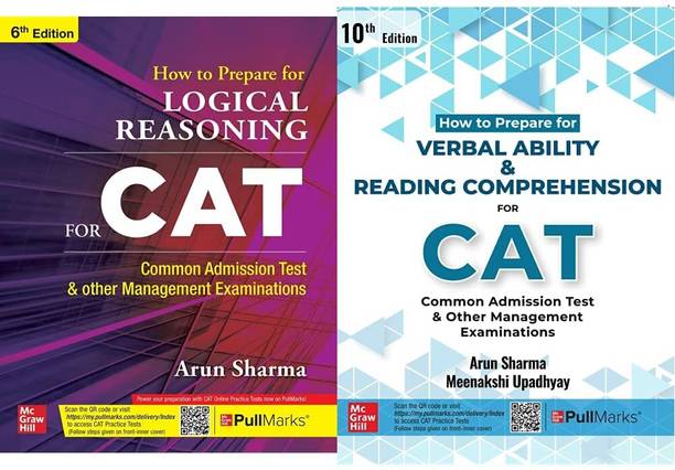 CAT Test Prep Combo By Arun Sharma: Logical Reasoning And Verbal Ability/Reading Comprehension (Set Of 2 Books)
