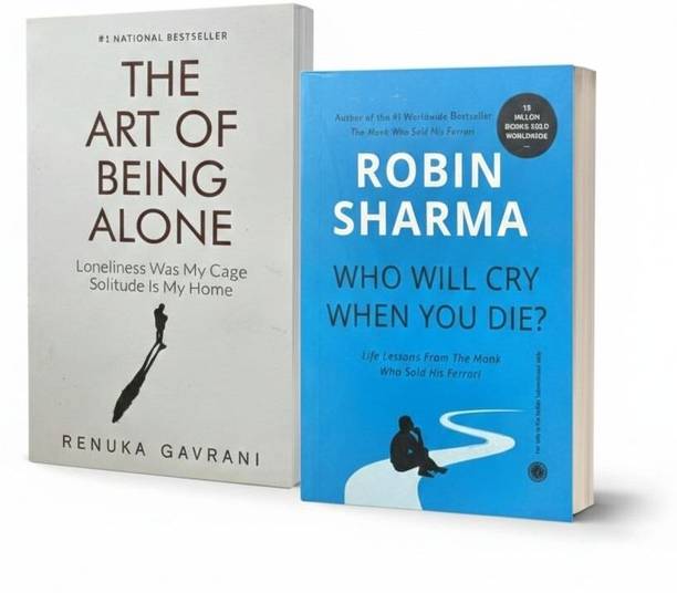The Art Of Being Alone + Who Will Cry When You Die?? ( Set Of 2 Books ) || New Edition