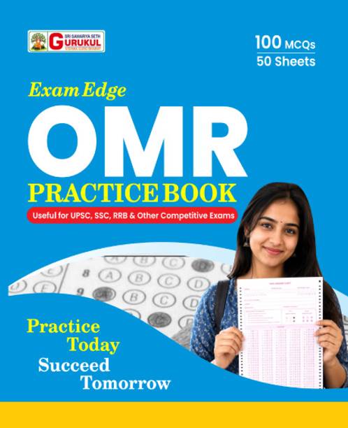 UPSC OMR Practice Book | 100 MCQs Per Sheet | 50 Sheets Premium Mock Test Answer Booklet For Civil Services IAS Prelims, SSC, RRB & Government Exams