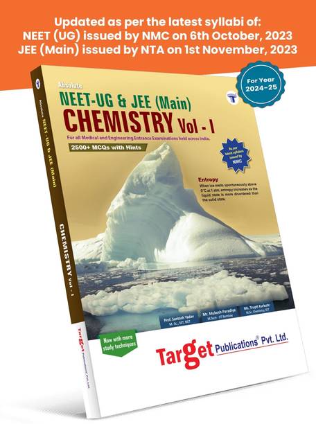 Chemistry Book Vol 1.1 For JEE Mains, NEET UG, AIIMS & AIPMT | Absolute | Engineering And Medical Entrance Exam | Chapterwise And Topicwise MCQs With Solutions