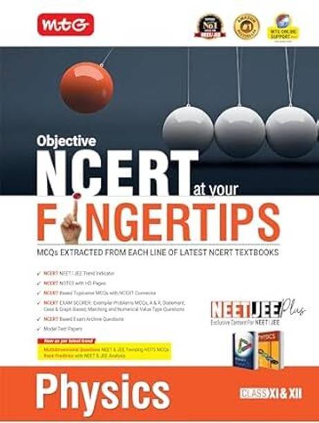 MTG Objective NCERT At Your FINGERTIPS Physics For 2025-2026 Exam - NCERT NEET/JEE Trend Indicator, HOTS MCQs, Rank Predictor & Notes With HD Pages | NEET & JEE Books (Based On NCERT Latest Pattern) Paperback – 26 May 2025