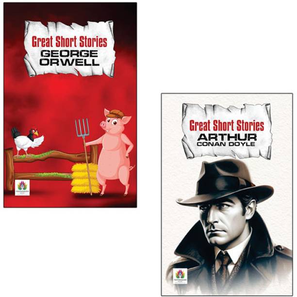 George Orwell + Arthur Conan Doyle | Best Of Short Fiction | Vintage Classics | Good Life | Learning | Short Stories (Set Of 2 Books)
