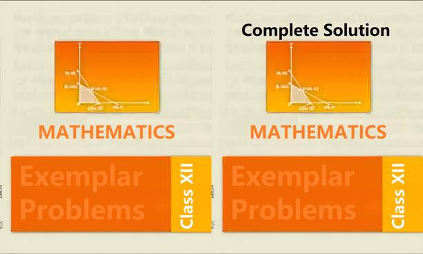 MATHE EXEMPLAR CLASS 12 With Complete Solution (Combo Set) Set Of Two Books In English