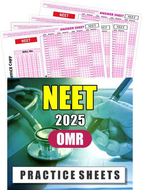 OMR Sheets For Practise NEET Exam 2025, 180 MCQ's With NTA Latest NMC Pattern, Mock Test Practice & Exam Preparation - Pack Of 55