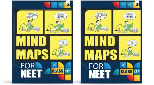 PW MIND MAPS FOR NEET 11th And 12th Set Of 2 Books Combo Pack Physics, Chemistry, & Biology