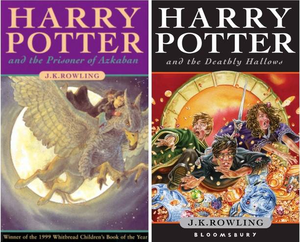 Harry Potter 2 Book Set : Harry Potter And The Prisoner Of Azkaban + Harry Potter And The Deathly Hallows - Combo Of 2 Books Set
