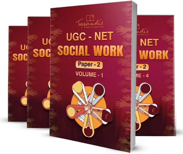 ToppersNotes UGC-NET Paper 2 Social Work Study Material For National Eligibility Test Examination, Set Of Books In English, Latest Edition