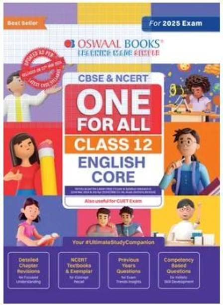 Oswaal Cbse And Ncert One For All Class 12 English Core (For 2025 Exam) (English, Paperback, Jain P.)