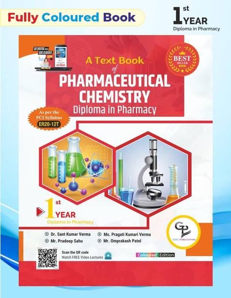 Pharmaceutical Chemistry - Fully Coloured Book For D. Pharma 1st Year (As Per Pci Latest Syllabus)