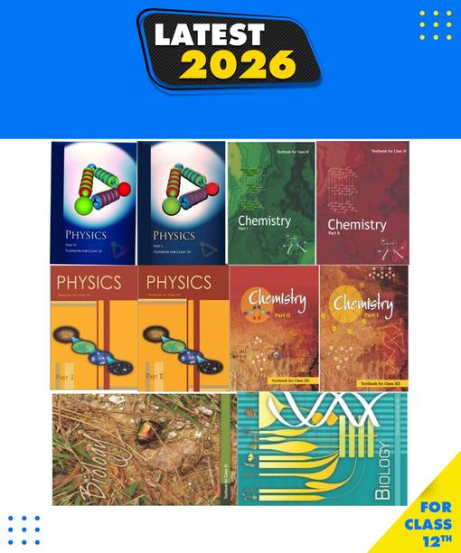 NCERT PCB Complete Books Class 12th And , NCERT PCB Complete Books Set For 11th Class 1.Physics Textbook 1,And 2 2. Chemstry Texkbook Part 1 And 2 ,3. Biology Textbook ENGLISH MEDIUM Paperback Peparback, NCERT|New Latest Edition For 2025-2026