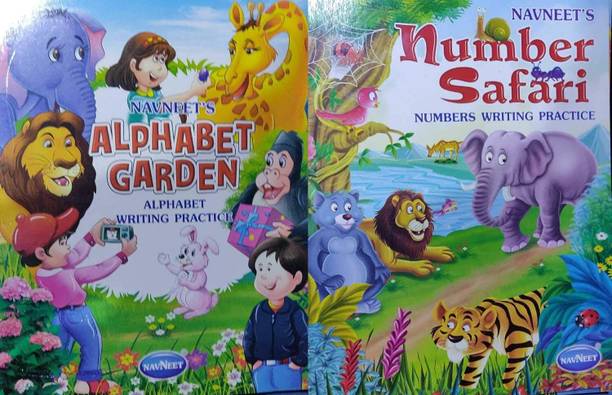 Alphabet Garden + Number Safari ( Sets Of 2 Book)