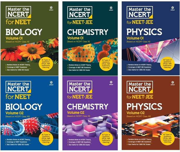Master The NCERT ( Physics + Chemistry + Biology ) For Cbse Class- 11 & 12 & Neet Objective Types & MCQ's (6-BOOK SET) 2024