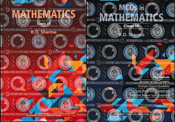 D Sharma Mathematics For Class 9 CBSE - MAIN BOOK + MCQ BOOK - Combo Set Of 2 Books Based On Latest 2026