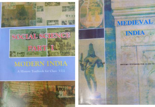 OLD NCERT MEDIEVAL INDIA CLASS 7th And MODERN INDIA CLASS 8th History Textbooks Combo Set For UPSC , IAS , BPSC EXAMS