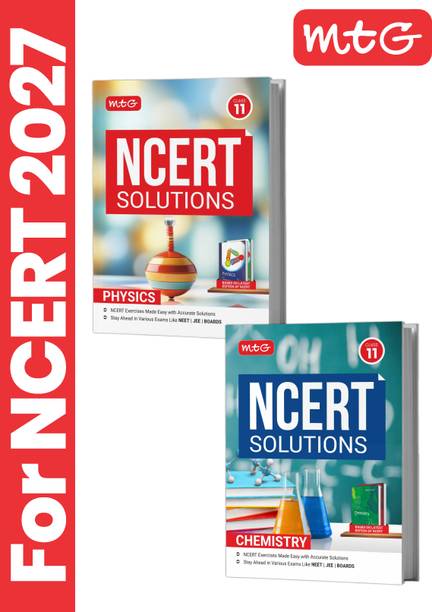 MTG NCERT Solutions For Class 11 Physics & Chemistry (Set Of 2 Books) | Stay Ahead In CBSE Boards Exam | NCERT Exercises With Accurate Solutions