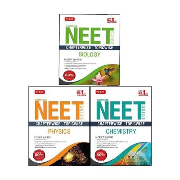Mtg Complete Neet Guide Chapterwise Topicwise Ncert Based ( Physics + Chemistry + Biology ) Combo
