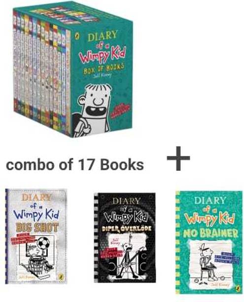 Wimpy kid set of 17 books