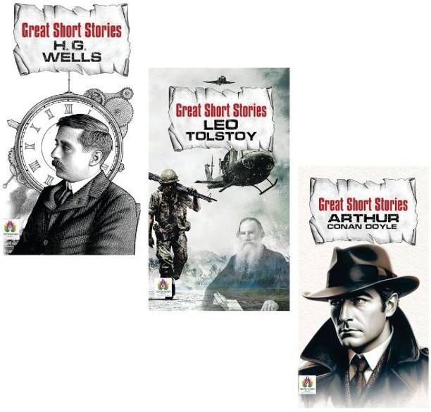 H.G. Wells + Leo Tolstoy + Arthur Conan Doyle | Best Short Stories | Easy To Read | Simple English | Famous Writers | Classic Authors | Good Stories | Smart And Short | Life Lessons | Fun And Easy | Read And Learn | Helpful Books | Great For Beginners | Learn From Stories | Enjoy Reading | For All Readers (Set Of 3 Books)