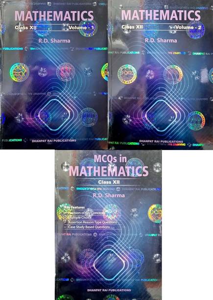 RD Sharma - Mathematics For Class 12 - CBSE - Volume 1 And 2 + MCQ Book - Combo Set Of 3 Books - 2025-26/Ed. [ORIGINAL BOOKS WITH TOP GRADE PAPER & PRINT]