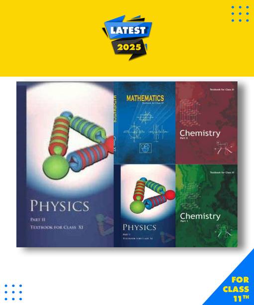 NCERT Physics, Chemistry, Mathematics PCM Books Set For Class 11 English Medium Paperback Binding, NCERT|New Latest Edition For 2025-2026