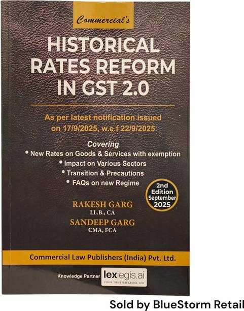 Historical Rates Reform In GST 2.0 | Commercial Law Publishers (India) Pvt. Ltd