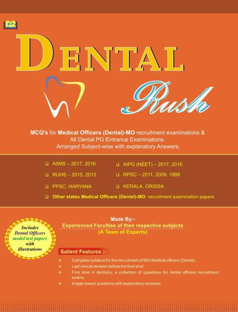 Amit Dental Rush MCQ’s for Medical Officers Dental Mo & All Dental PG Entrance Exam English Medium Second Edition Updates 2024 By A Team of Experts 2e