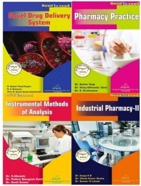 B.Pharm - 7th Semester Set According To PCI Syllabus ( Industrial Pharmacy-II, Instrumental Methods Of Analysis, Pharmacy Practice, And Novel Drug Delivery System.) 4 Book Set