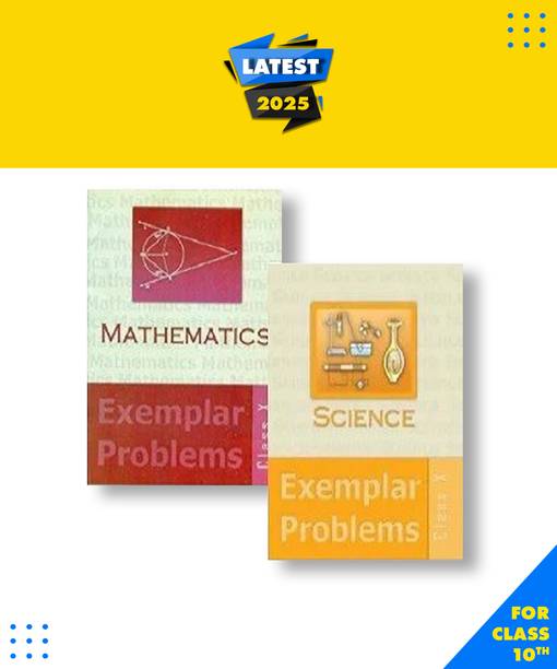 NCERT Science And Mathematics Exemplar Set For Class 10 Hardcover, NCERT|New Latest Edition For 2025-2026