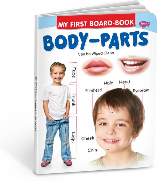 My First Board Books Body-Parts | Big Size Board Book For Kids By Sawan