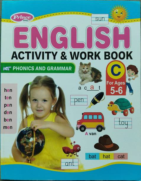 KCP- ENGLISH Workbook- Phonics And Grammar For All Children,Kids (Ages 5-6), Alphabet, Early Learning Book, Writing Practice Book & Tracing, Etc