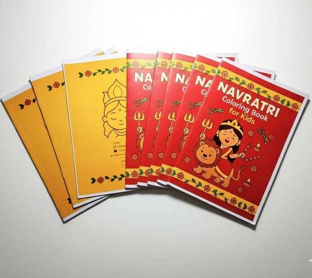 Navratri Special Coloring Book For Kids | Girls Gift Activity Book | Festival Drawing & Learning Book