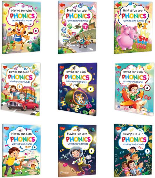 Having Fun With Phonics Series Complete Combo | Pack Of 9 Educational Books