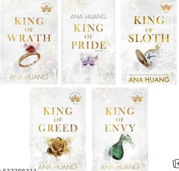 King Of Sin Series 5 Books ( King Of Wrath + King Of Pride + King Of Greed + King Of Sloth + King Of Evy) By Ana Huang