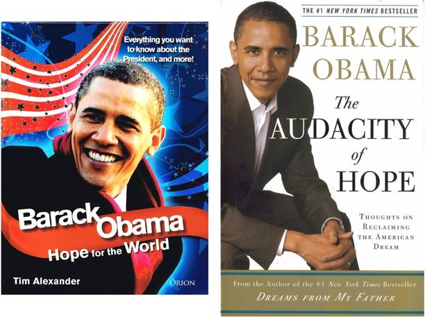 Barack Obama Book Combo Set : Hope For The World + Audacity Of Hope - Combo Of 2 Books Set