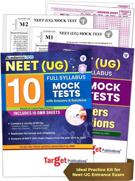 10 NEET 2026 Mock Test Papers With Answer And Solutions Book | Full Syllabus Prescribed By NMC | Include OMR Sheet For Practice