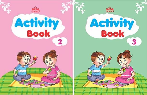 GIKSO Combo Of Activity Books – 2 And 3 For Kids Age 4-9 Years Old-Pack Of 2 Books For Children