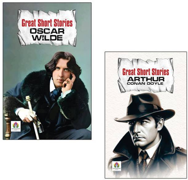 Oscar Wilde + Arthur Conan Doyle Great Short Stories | Best Life | Feel Good | Learning | Growth | Short Stories (Set Of 2 Books)