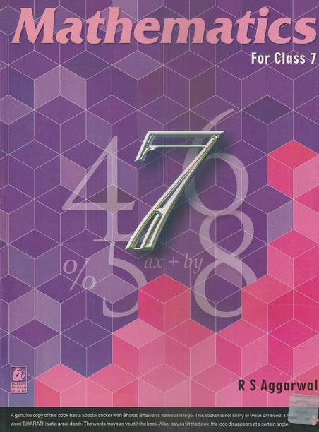 Cbse Mathematics Class 7 Bharti Bhawan ( P & D )
