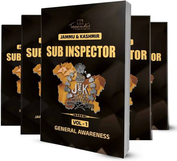 Jammu & Kashmir Sub Inspector (JKSSB SI) Exam Preparation Study Material Notes English Medium Set Of Books Latest Edition
